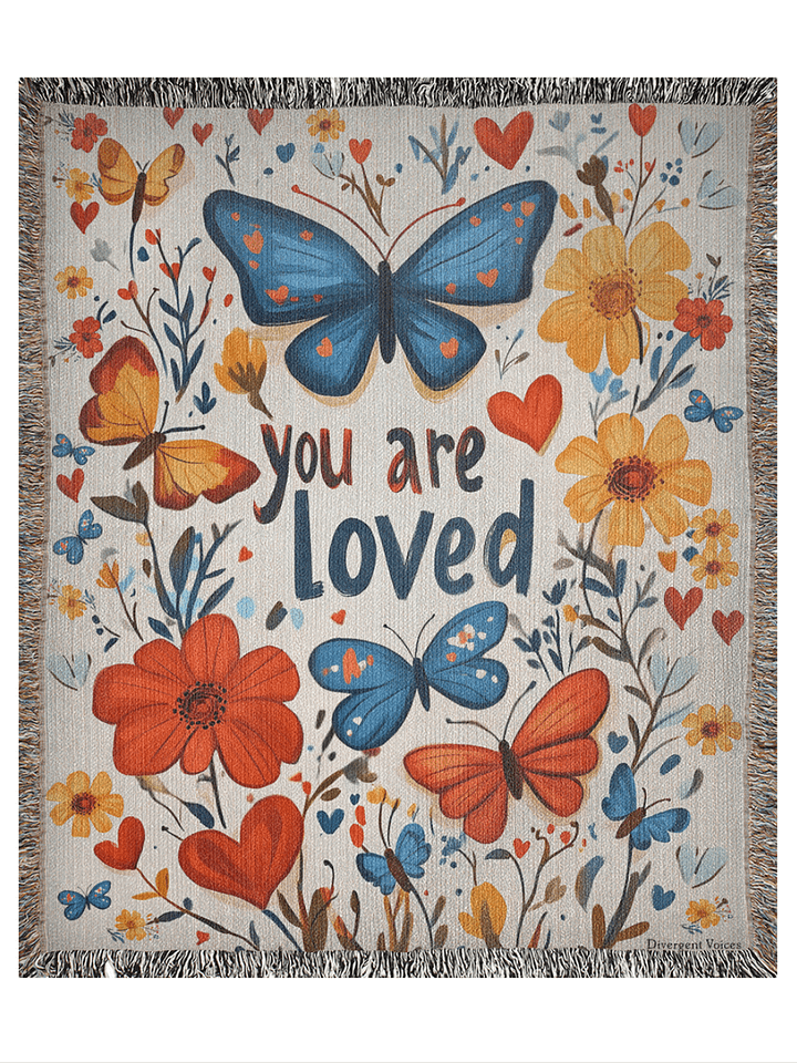 You Are Loved Woven Blanket product image (1)
