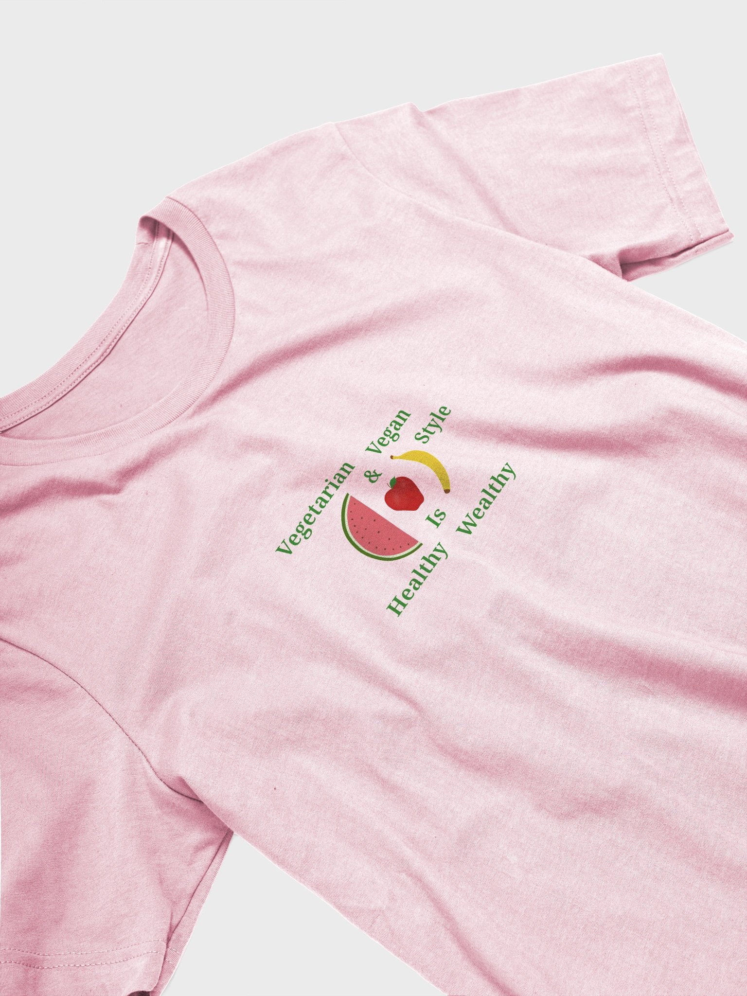 Healthy Wealthy Vegetarian T-Shirt product image (3)