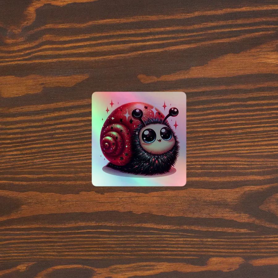 Galactic Snail Holographic Sticker Sheet product image (5)