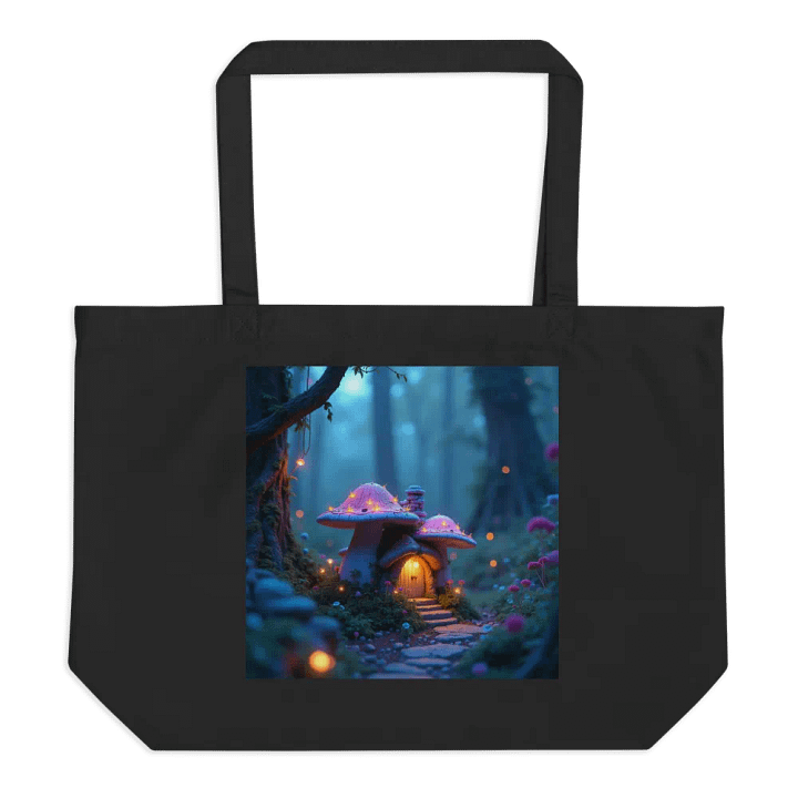 Enchanted Mushroom House Organic Tote product image (1)