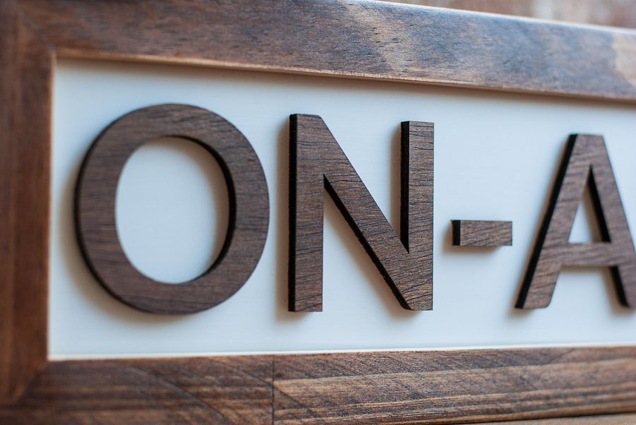On Air LED Lightbox Sign for Podcasts, Streaming, Recording Studio or Home Decor product image (4)