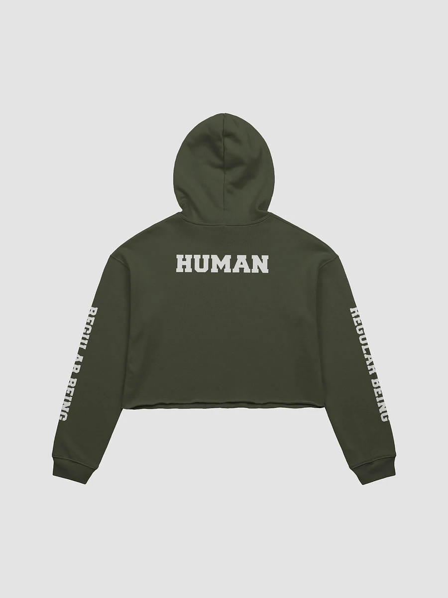 (2 sided) Ordinary Human fleece crop hoodie product image (3)
