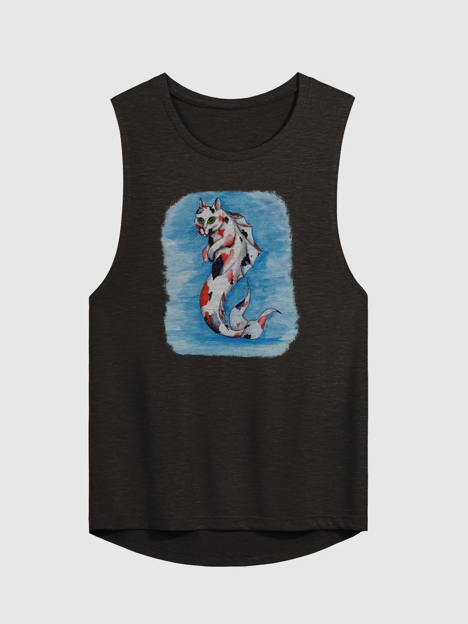 Mermeow Calico Tank Top W product image (5)