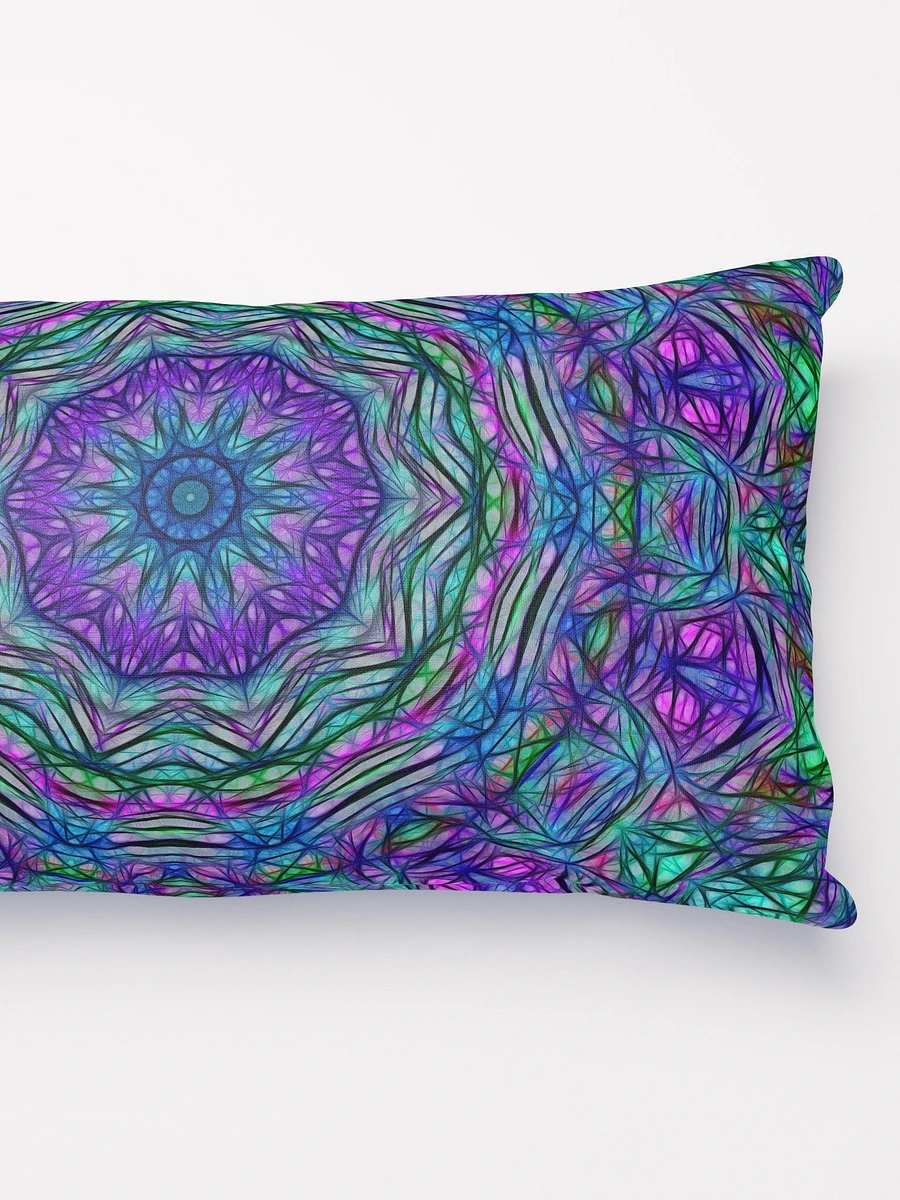 Blue Green Purple Kaleidoscope Throw Pillow product image (5)