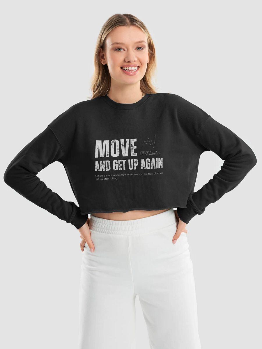 Battle Evening Women's Fleece Crop Sweatshirt product image (1)
