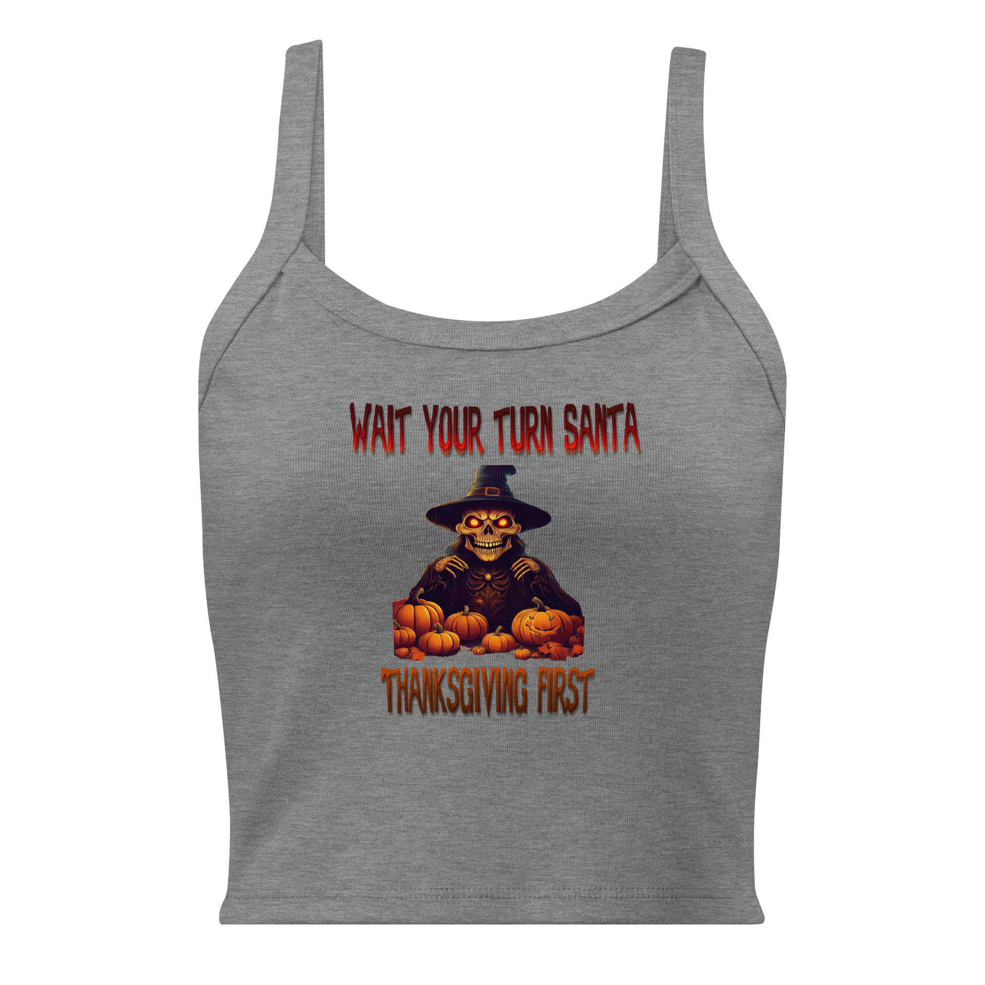 Spooky Thanksgiving Skeleton Tank Top product image (3)