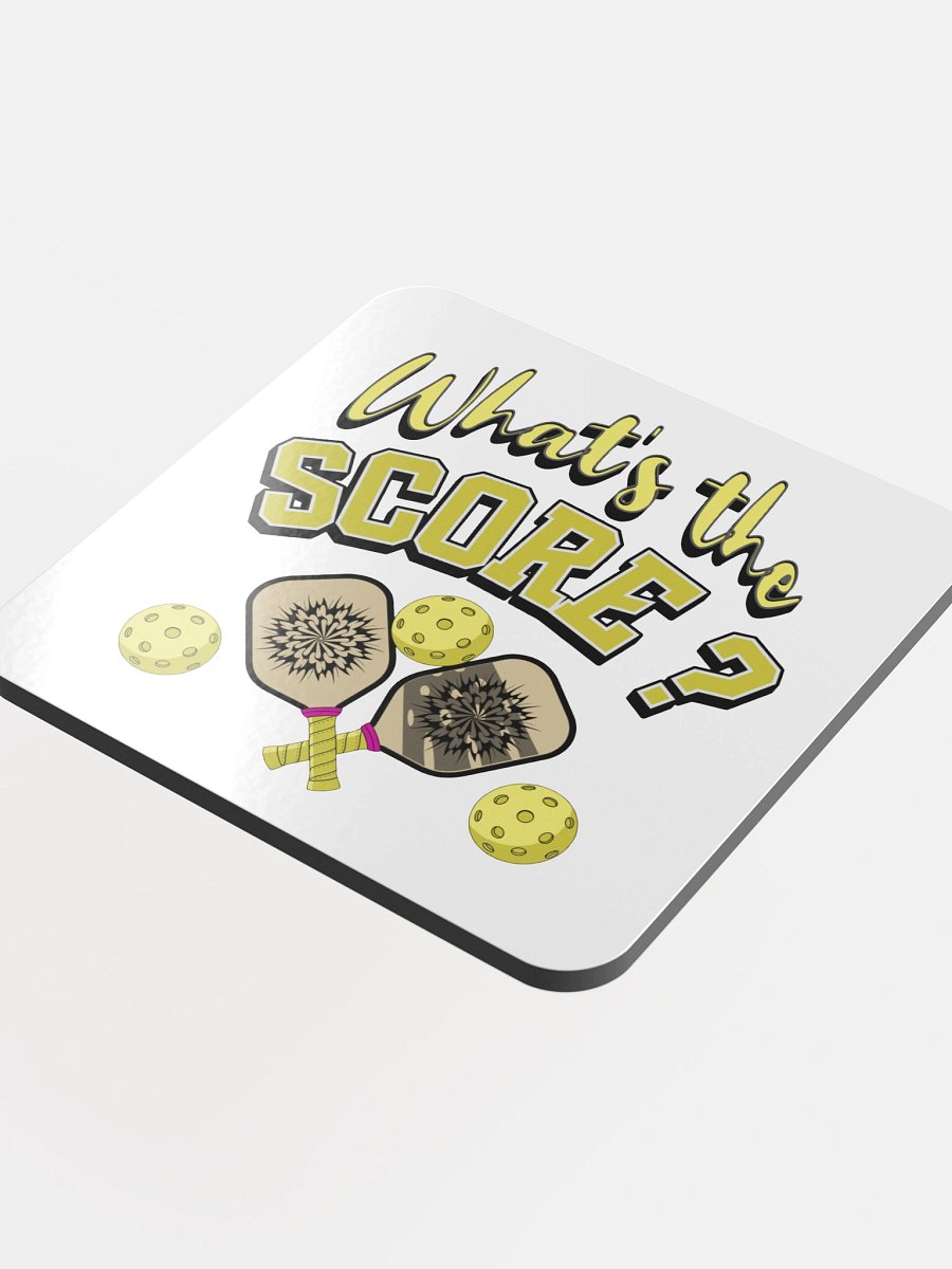 Whats The Score Pickleball Stylish Paddle Coaster Set product image (1)