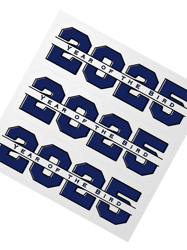 Navy "Year of the Bird" Stickers product image (1)