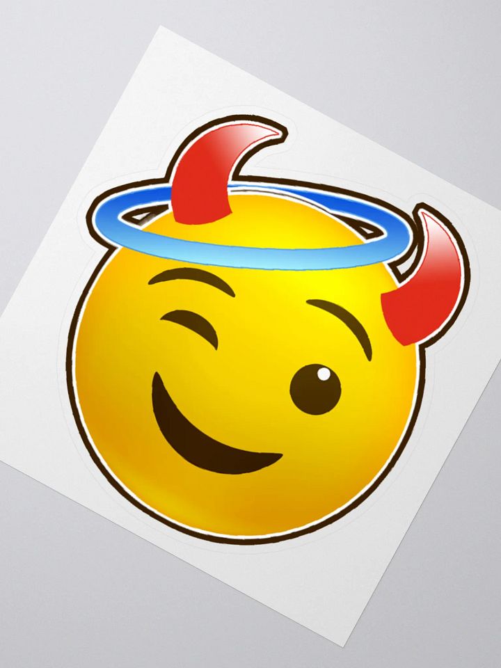 Delightfully Irreverent Kiss Cut Sticker product image (2)