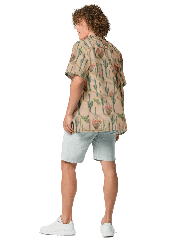 Saguaro Cactus Oversized Button-Down Shirt product image (6)