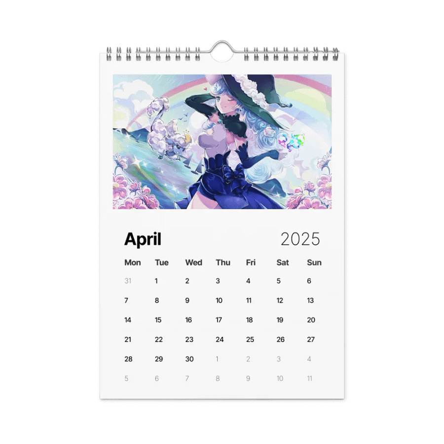 2025 CloudyClairity Calendar product image (1)
