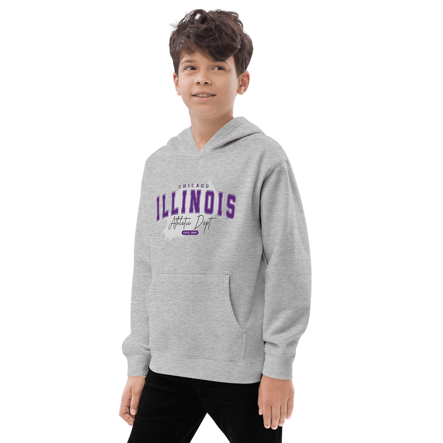 Kids Heritage Youth Pullover Fleece Chicago Illinois Slogan product image (3)