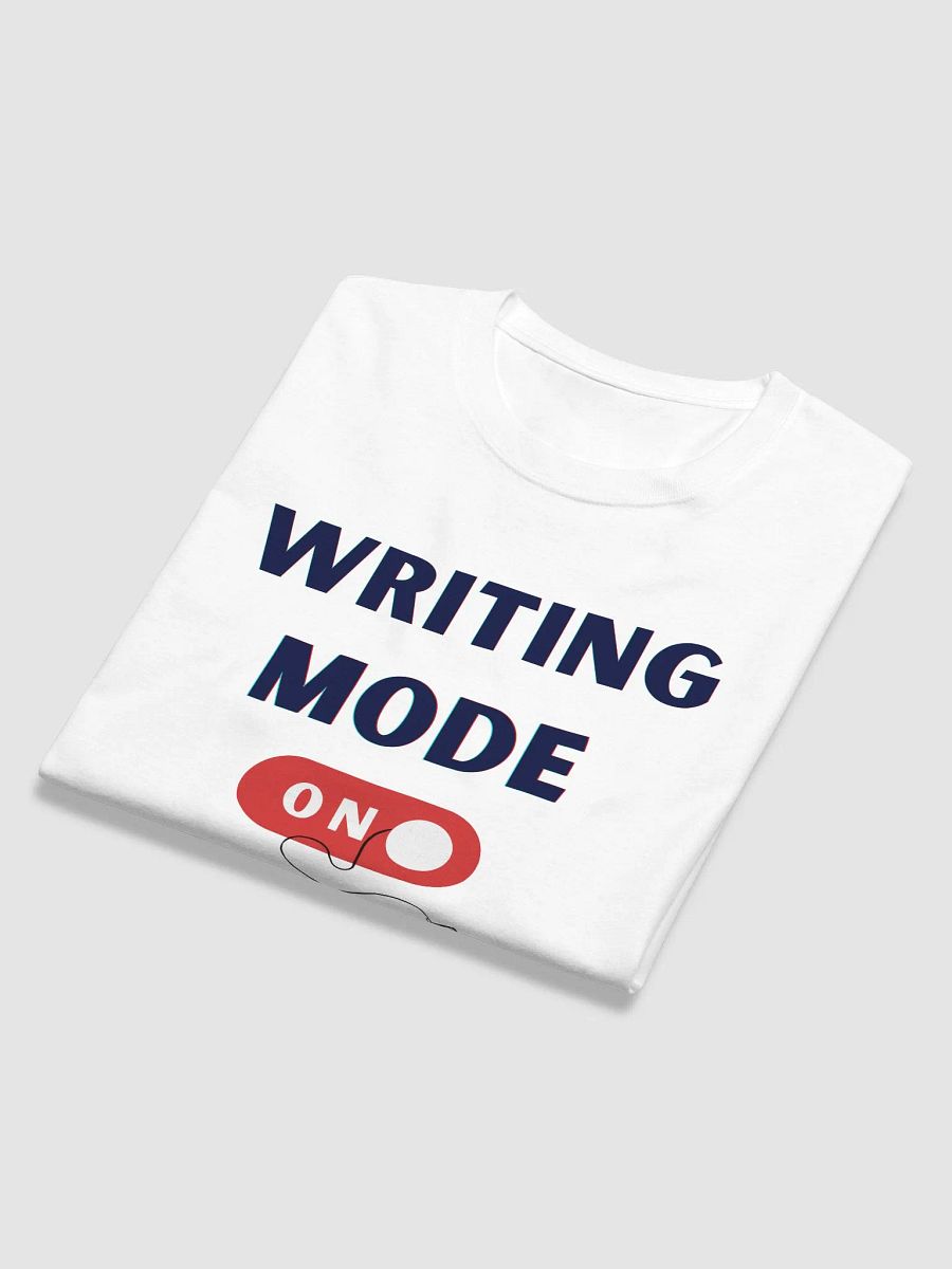 Writing Mode On - White long sleeve T-shirt product image (6)