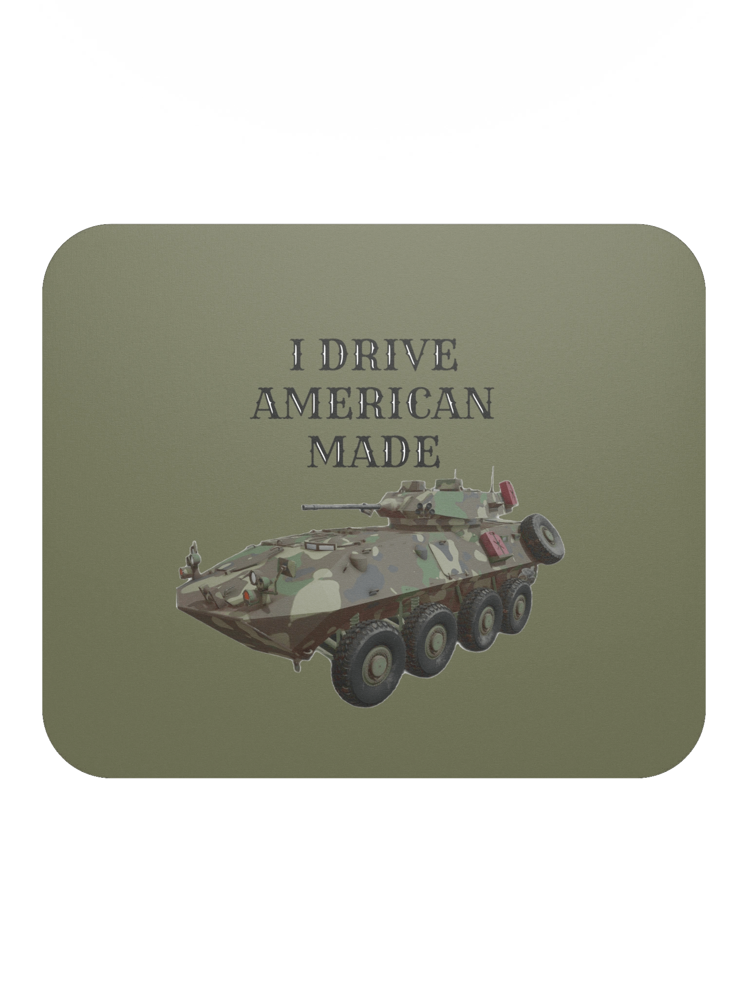American Made Armored Vehicle Mouse Pad product image (2)