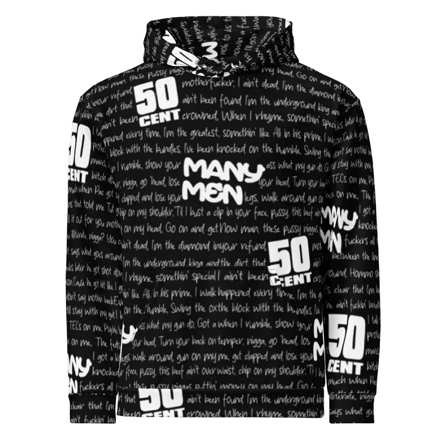 Many Men - 50 Cent - BLACK - Unisex Hoodie product image (2)