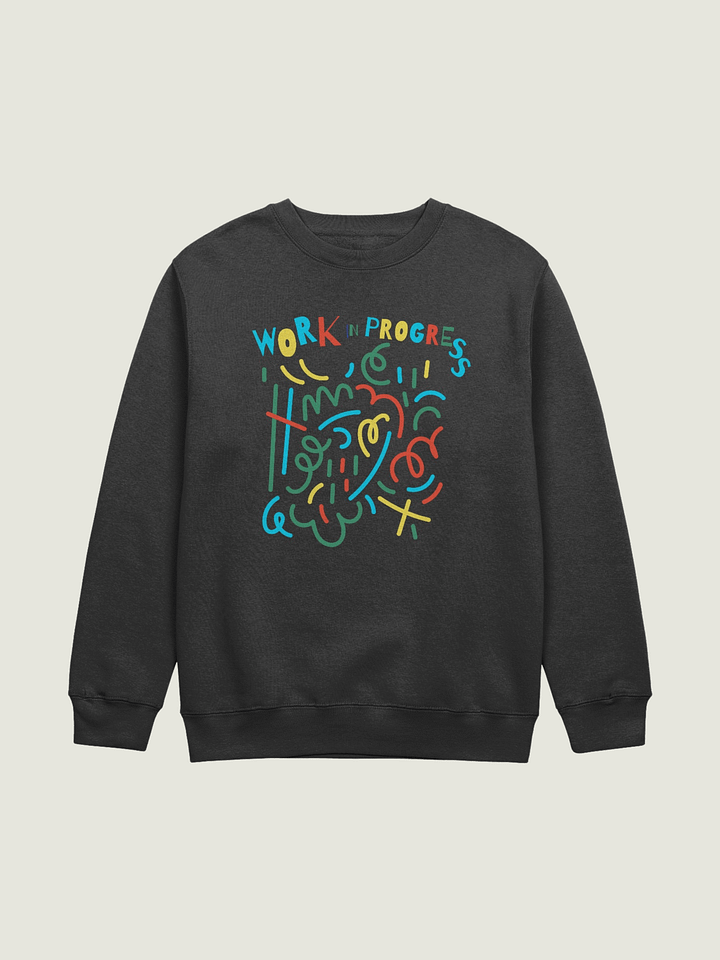 Work in Progress Crewneck (Black) product image (1)