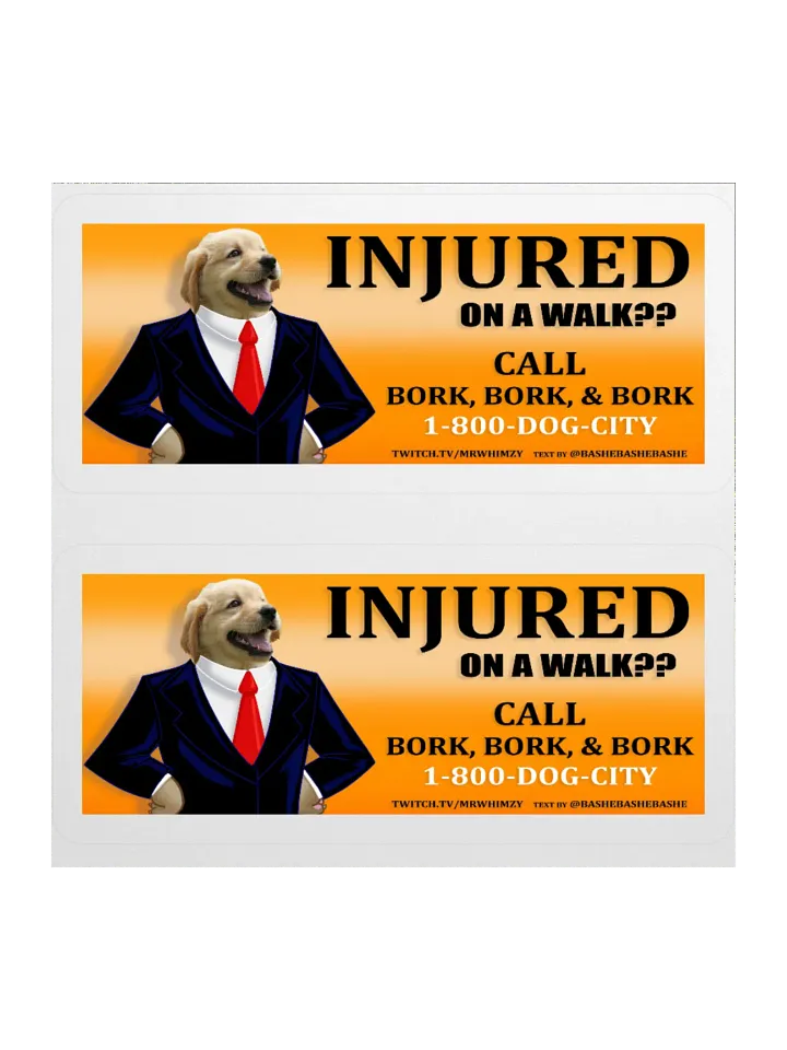 Mr. Peanutbutter, DOG LAWYER Stickers! product image (2)