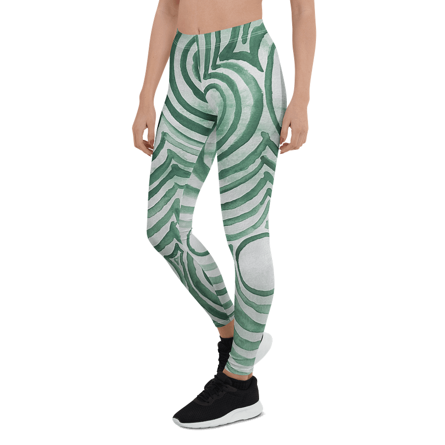 "Green Swirl" Leggings product image (4)