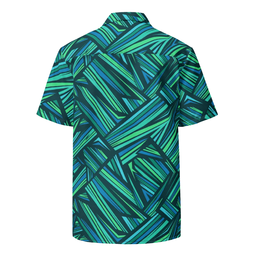 Aqua Angles | Unisex Hawaiian Shirt product image (6)