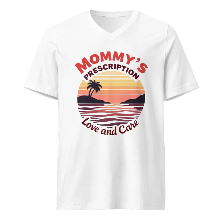 mommy's Priscription, Sunset Love and Care V-Neck Tee product image (1)