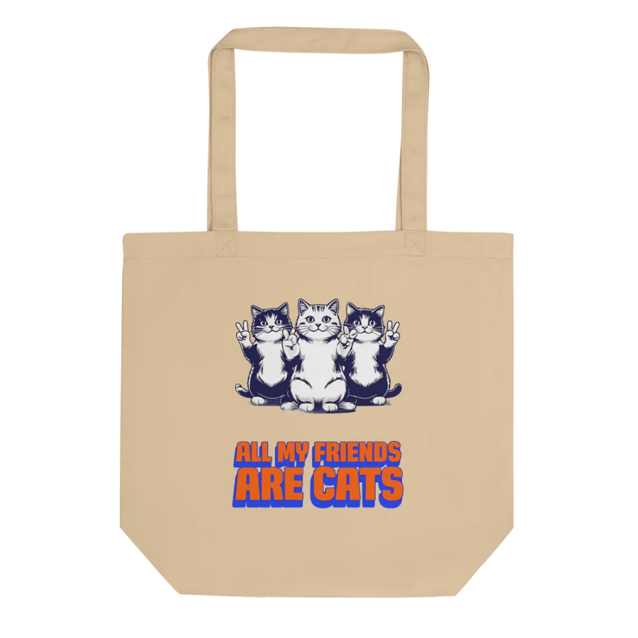 all my friends are cats bag product image (1)