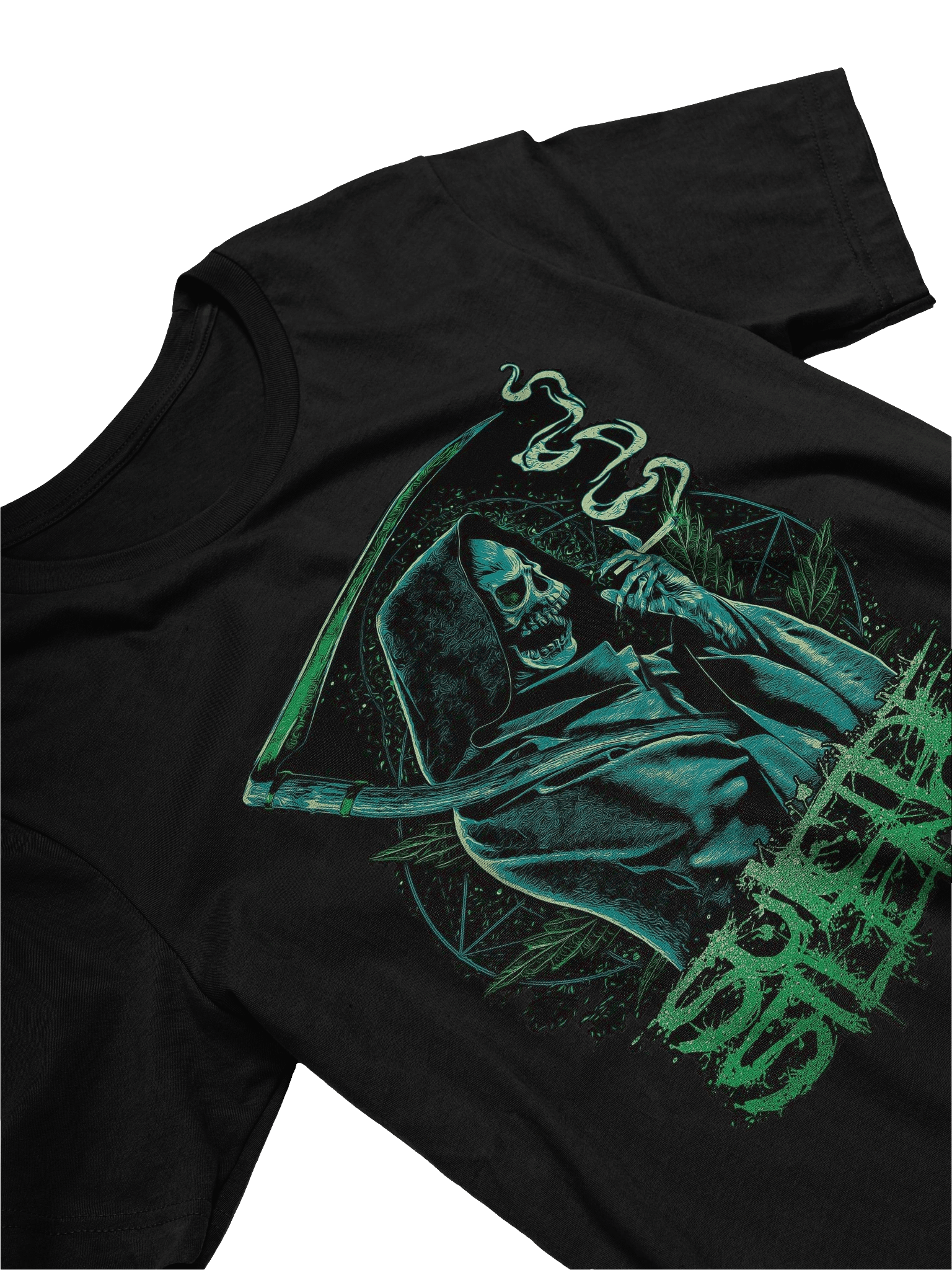 Grim Reaper Smoke Scythe T-Shirt product image (3)