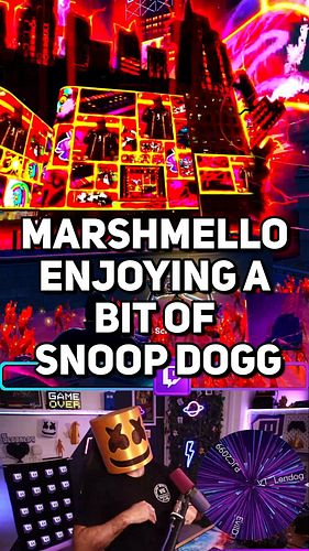 YES THAT's RIGHT -> Marshmello enjoying snoop #snoopdogg #fortnite #bestseason #marshmello #fortnitecrown #fyp #twitch #strea...