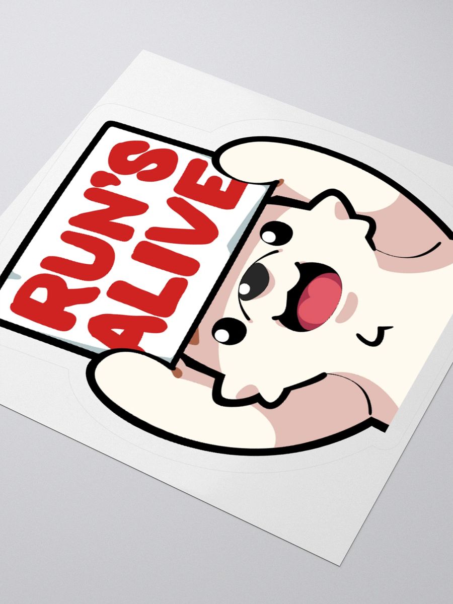 Run's Alive Sticker product image (5)