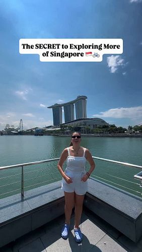 This is the secret to seeing more of Singapore than just the usual tourist spots… rent a bike! 🚲🇸🇬

We explored parks, cruise...