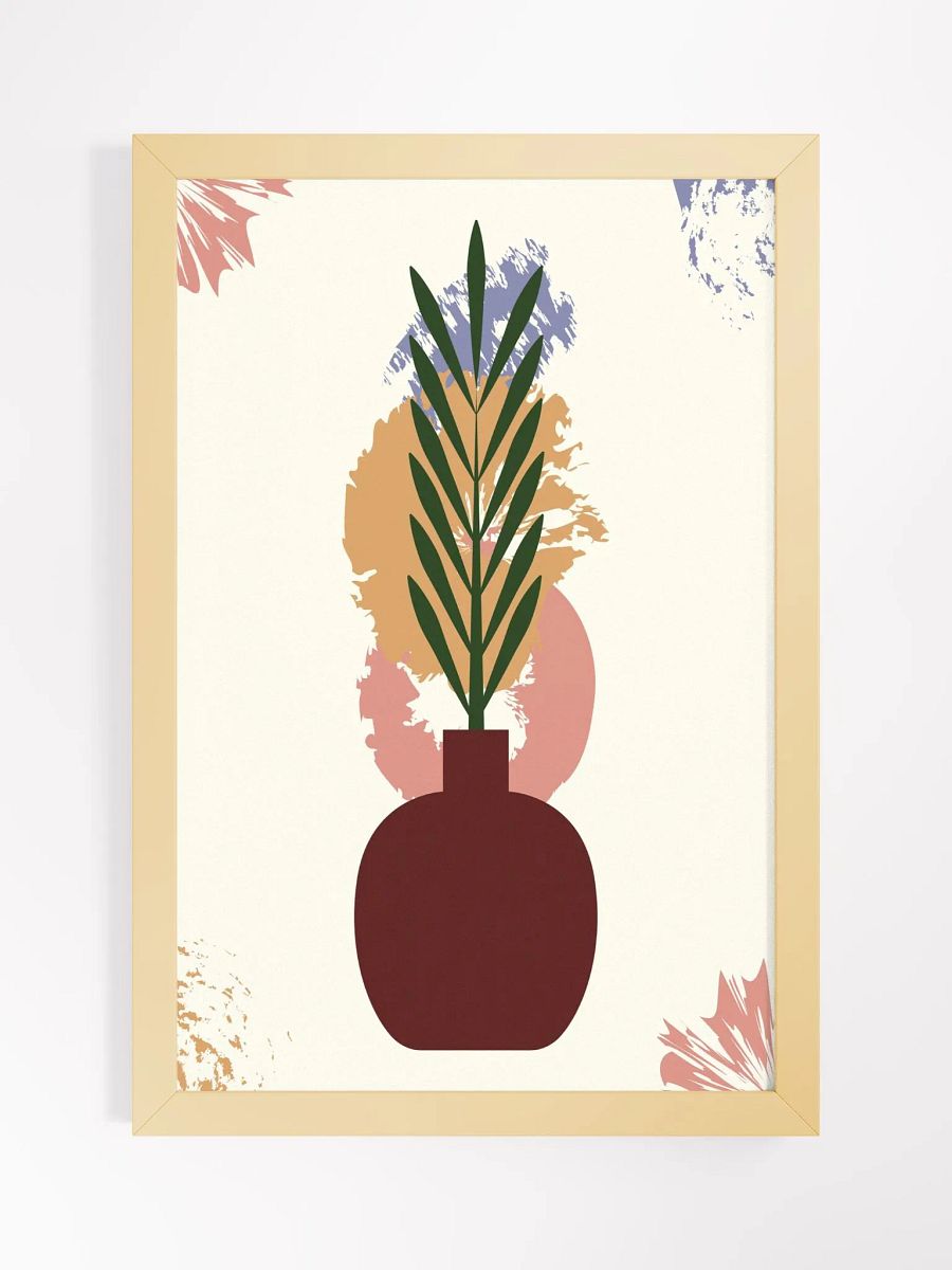 Elegant Vase of Serenity Matte Poster product image (2)