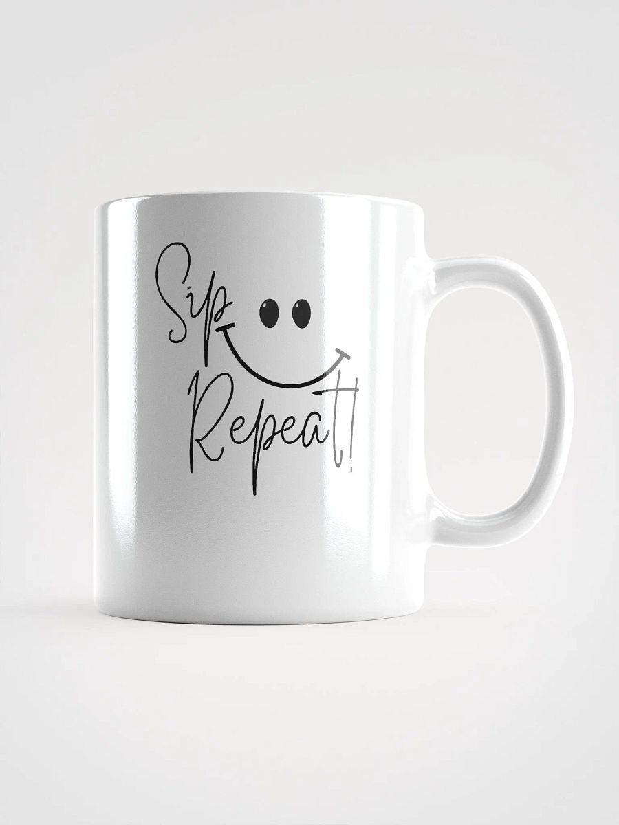 "Sip. Smile. Repeat." Mug product image (3)