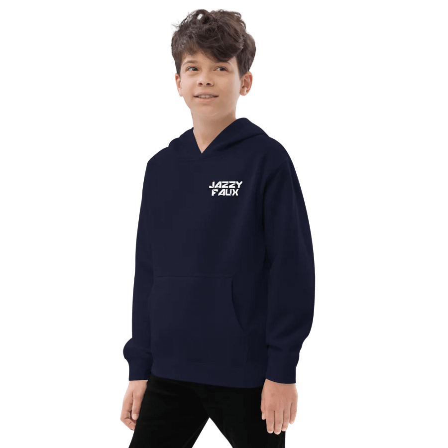 Kids Size "JazzyFaux" Hoodie Pullover product image (3)