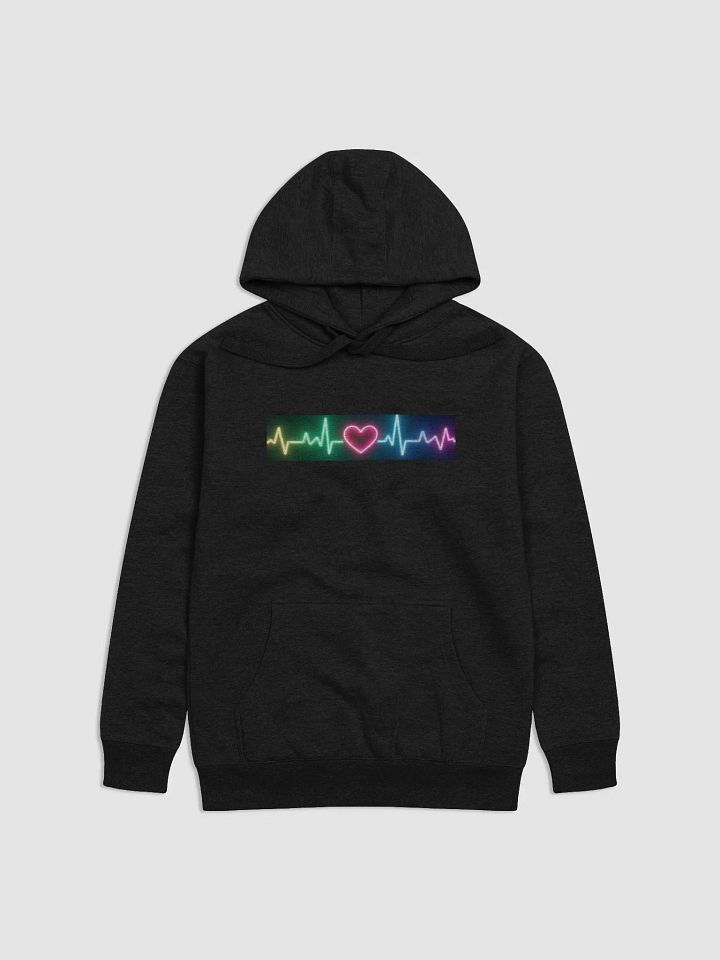 Neon Heartbeat Unisex Hoodie product image (1)