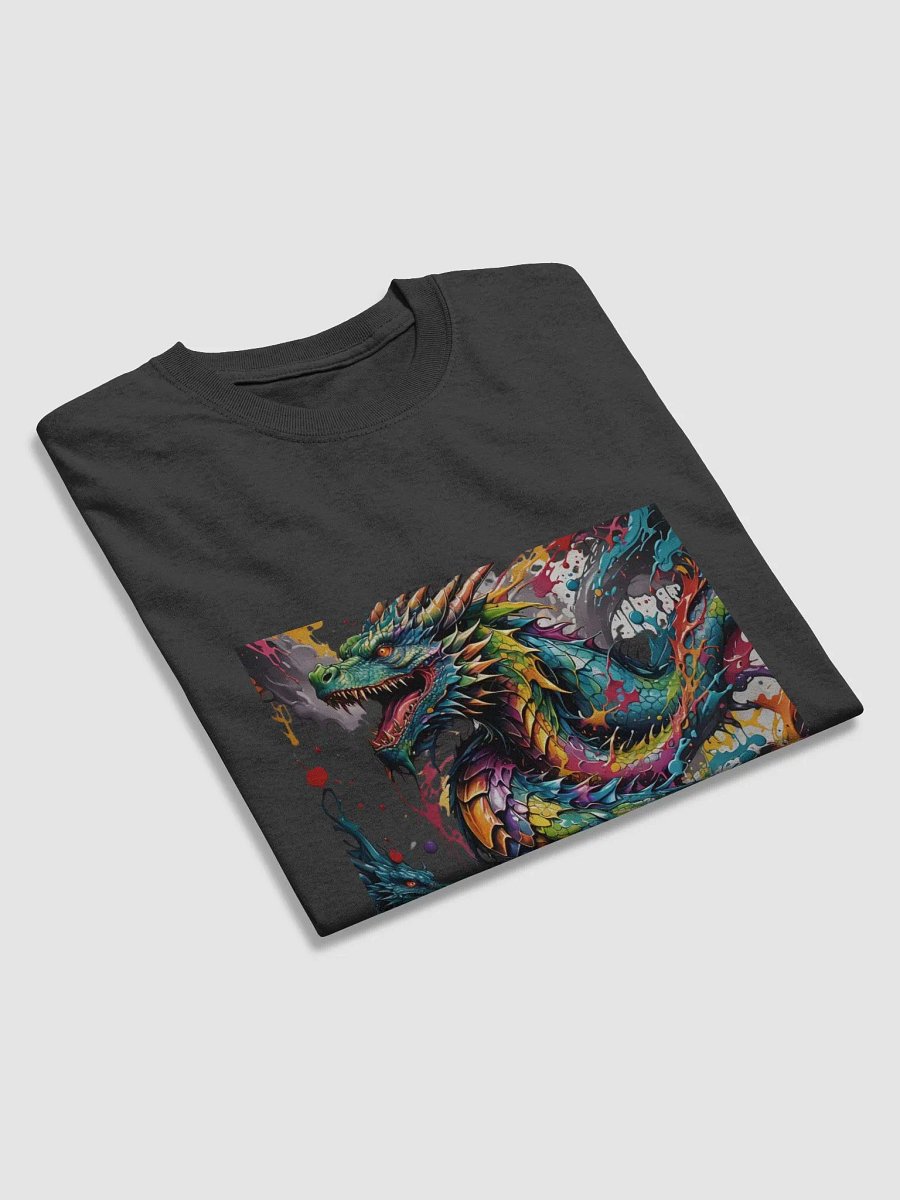 Ride the Dragon's Storm Tee – Gildan Heavyweight Cotton Shirt for Streetwear Enthusiasts product image (3)