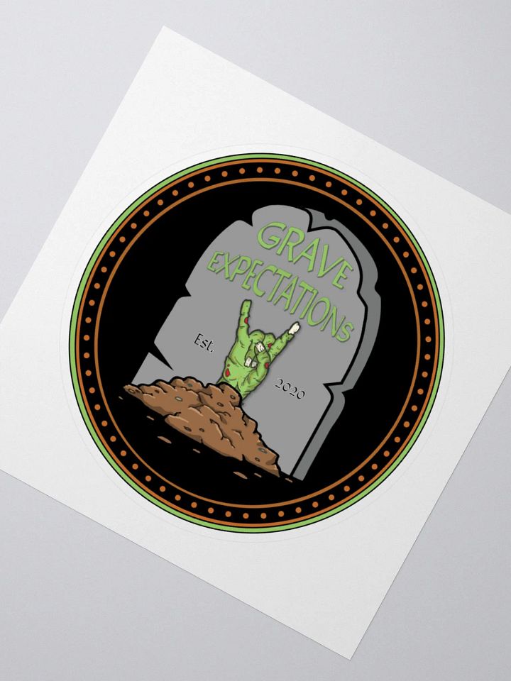 Grave Expectations - Logo Decal product image (2)