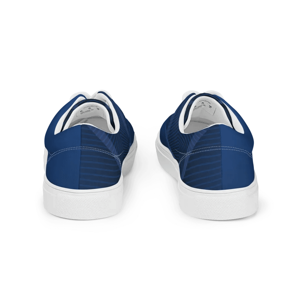 Urban Edge Symmetry Street: Men's Geometric Canvas Shoes product image (9)