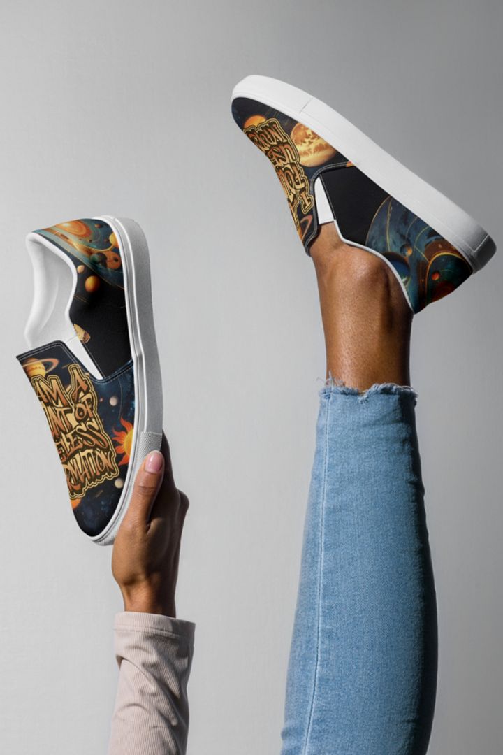 Funny Fount of Useless Information All Over Print Shoes product image (2)