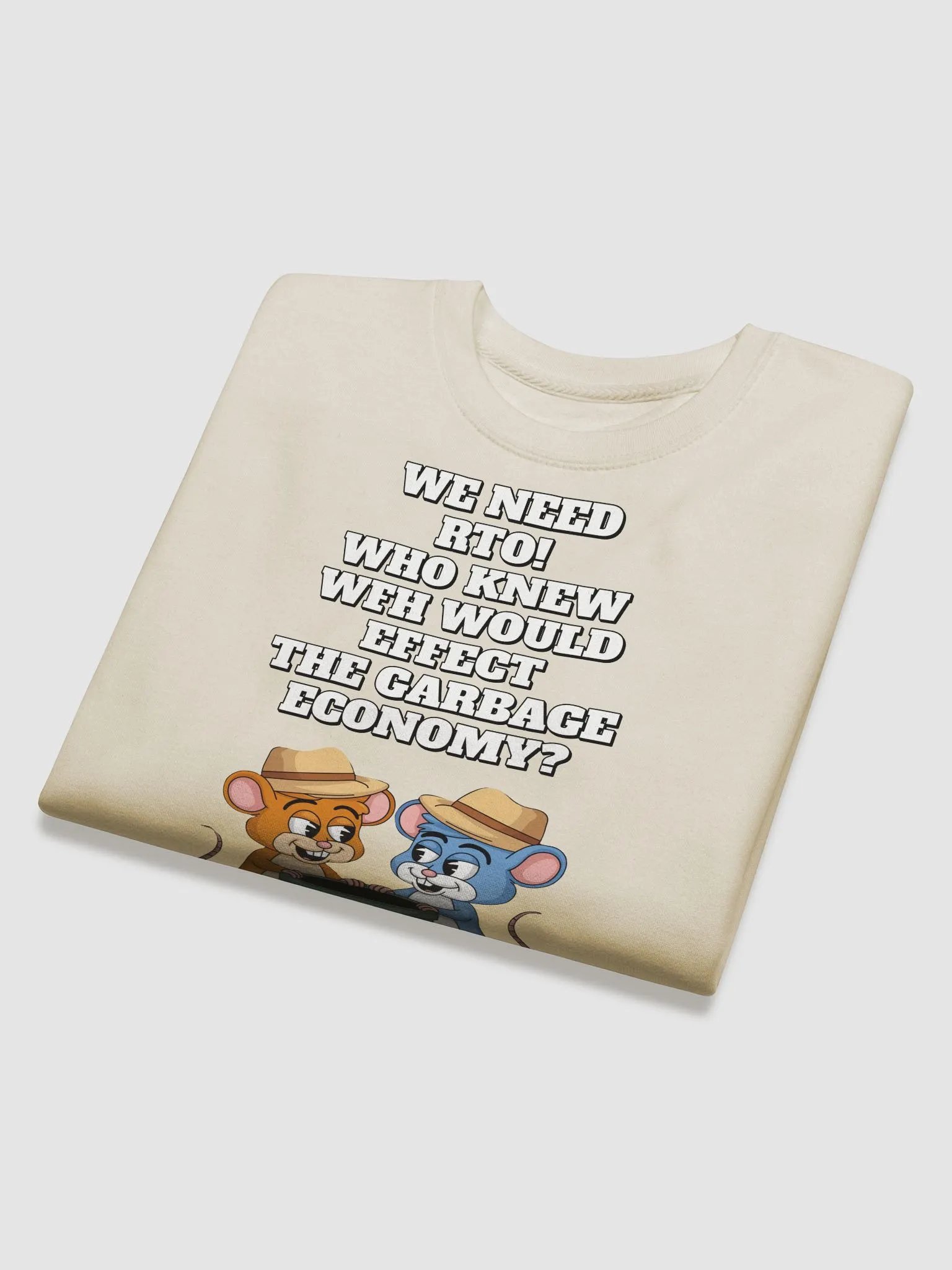 Who Knew WFH Would Effect The Gargabe Economy? Sweatshirt product image (13)