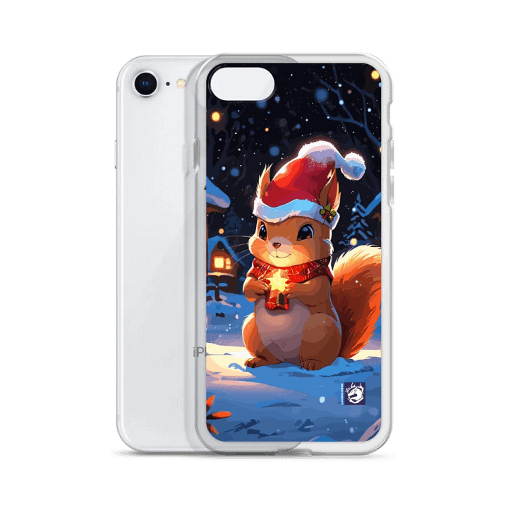 Santa Squirrel iPhone Clear Case product image (51)