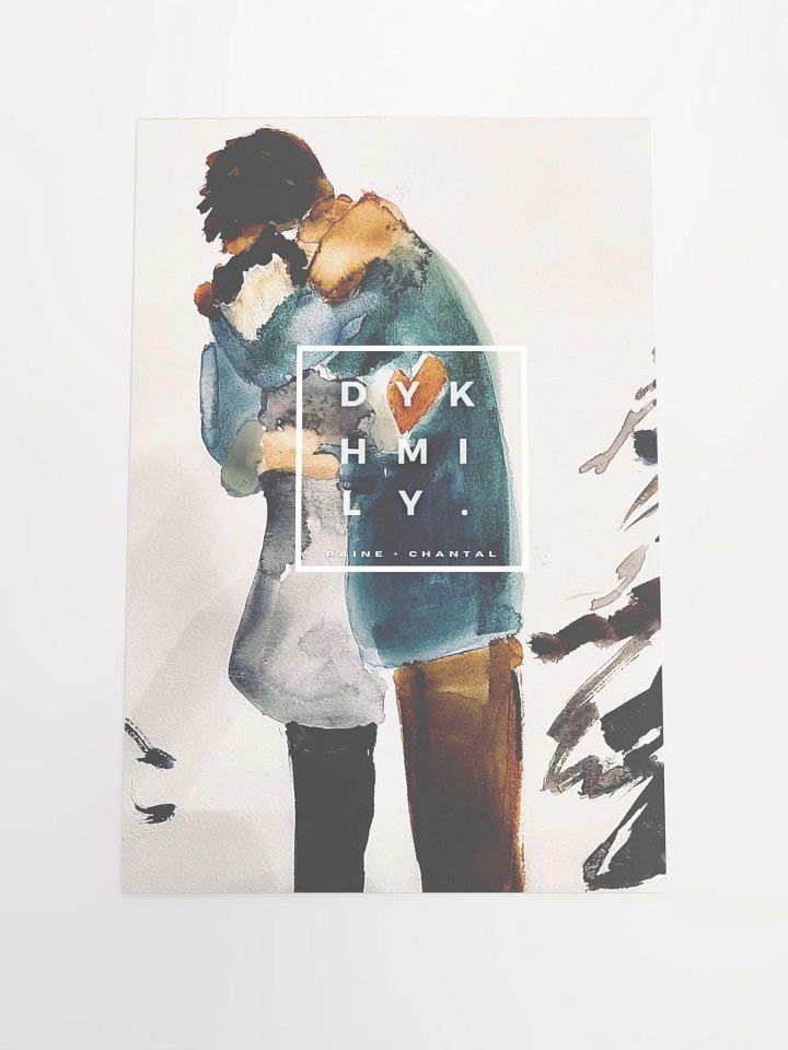 DYKHMILY Original Watercolor Print painted by Chantal product image (1)