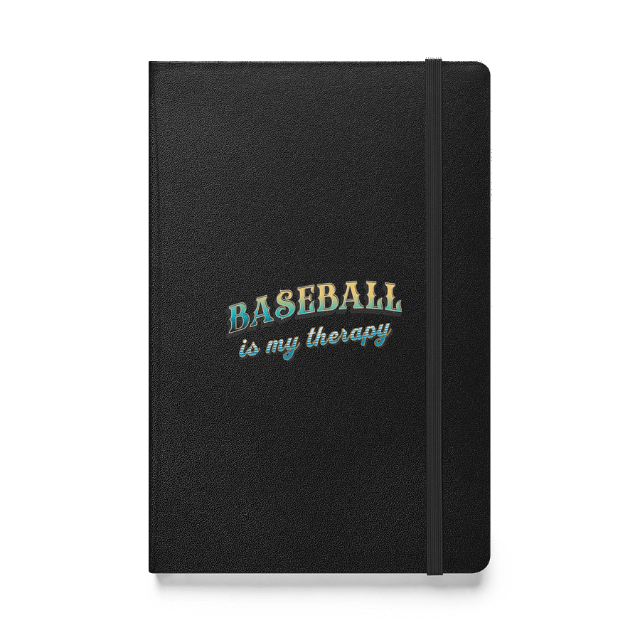 Baseball Is My Therapy Hardcover Journal product image (1)