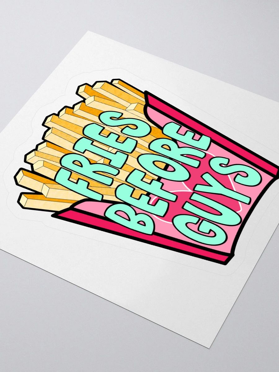 Fries Before Guys Sticker product image (3)