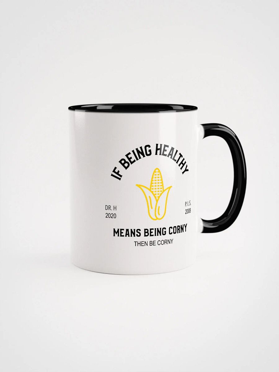 Corny Is Healthy - Mug with Color Inside product image (1)