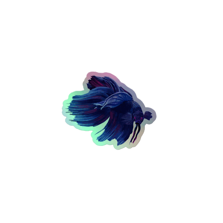 Betta Vibes Holofoil Sticker product image (1)
