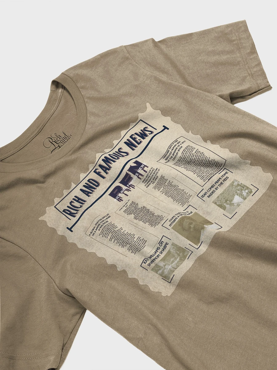 Rich & Famous Newspaper T-Shirt product image (4)