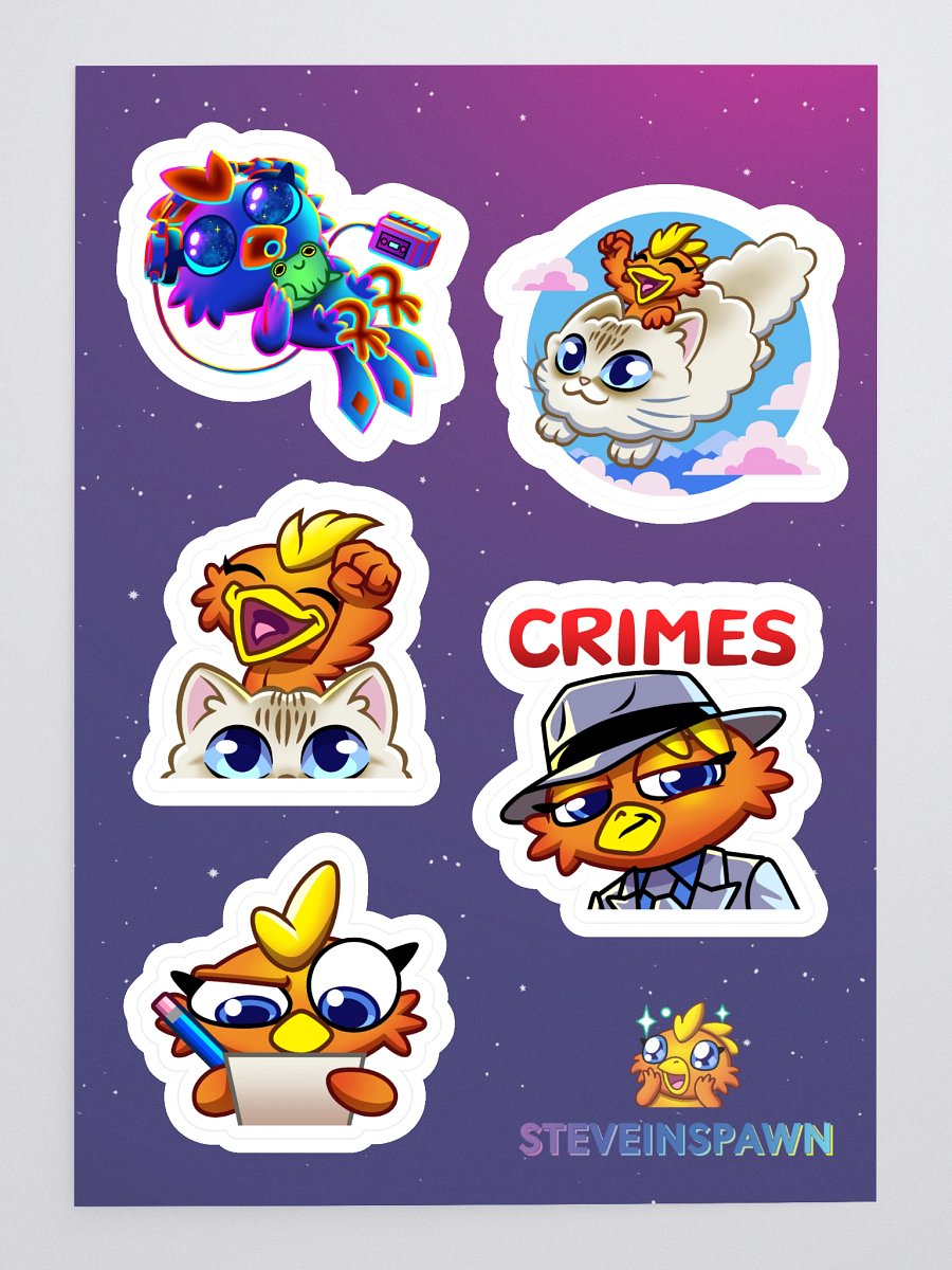 Spawոzone Sticker Sheet 2 product image (3)