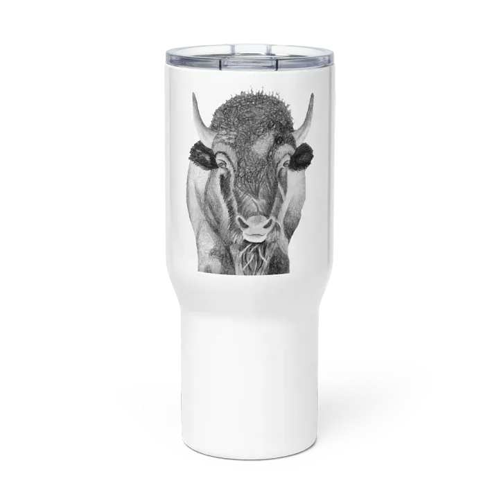 Bison Drawing Travel Cup product image (2)