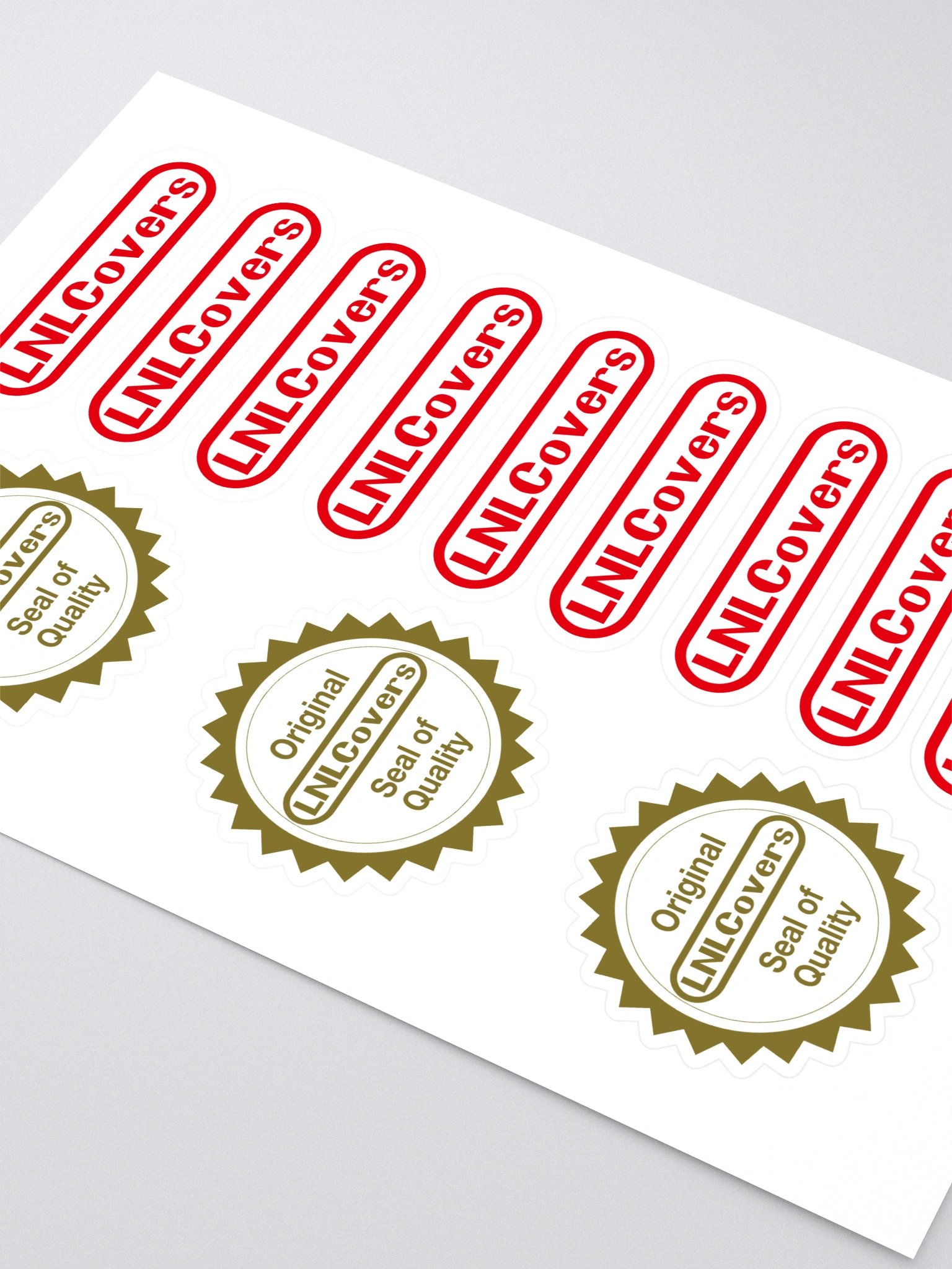 LNLCovers Retro Logos - Kiss Cut Sticker Sheet product image (2)