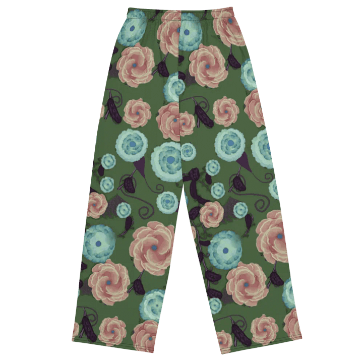 Earthy Peach and Turquoise Wideleg Pants product image (1)