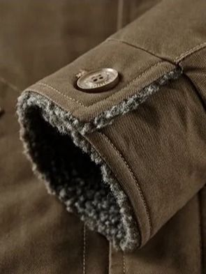 Men's Fleece Coat Lined Padded Warm Keeping Cotton Jacket product image (7)